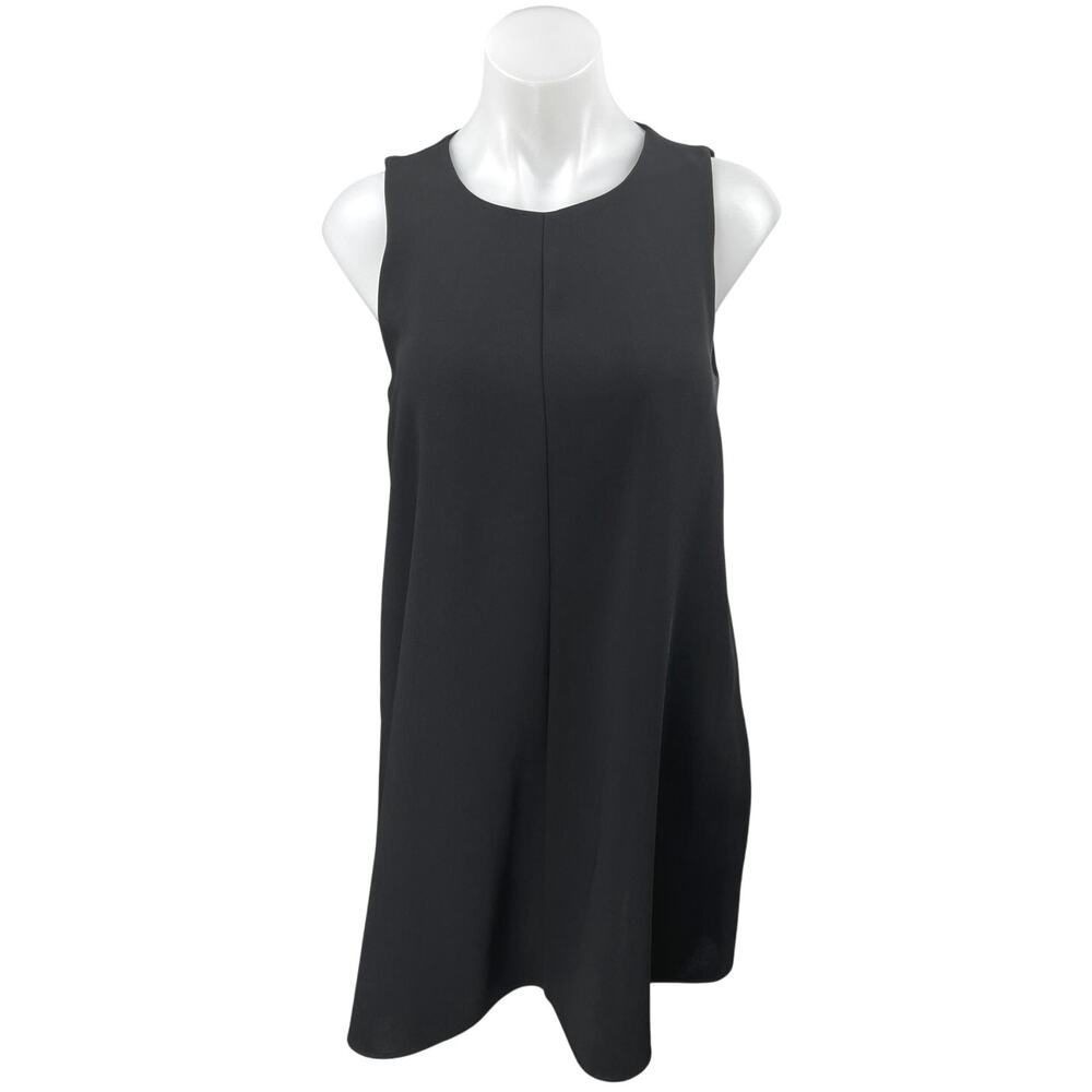 Aritzia Wilfred Free Black Sleeveless Cami Camisole Tank Mini Shift Dress Size L